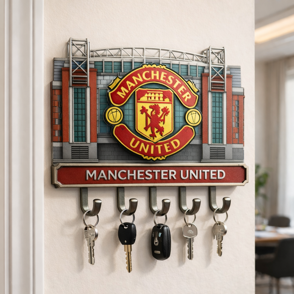 ⚽ Football Club Wall-Mounted Key Holder
