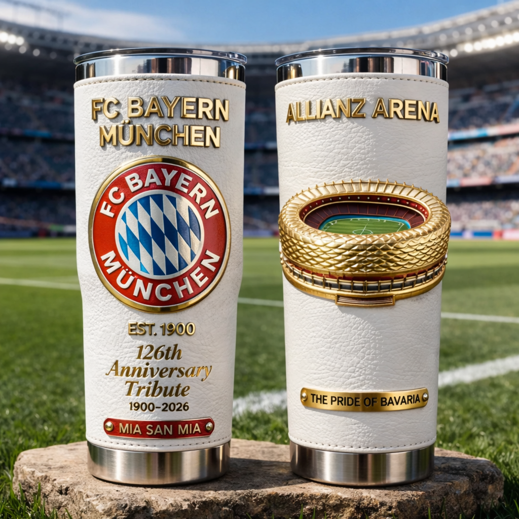 🏆 2026 Football | Football Club Anniversary Premium Tribute Tumbler ⚽