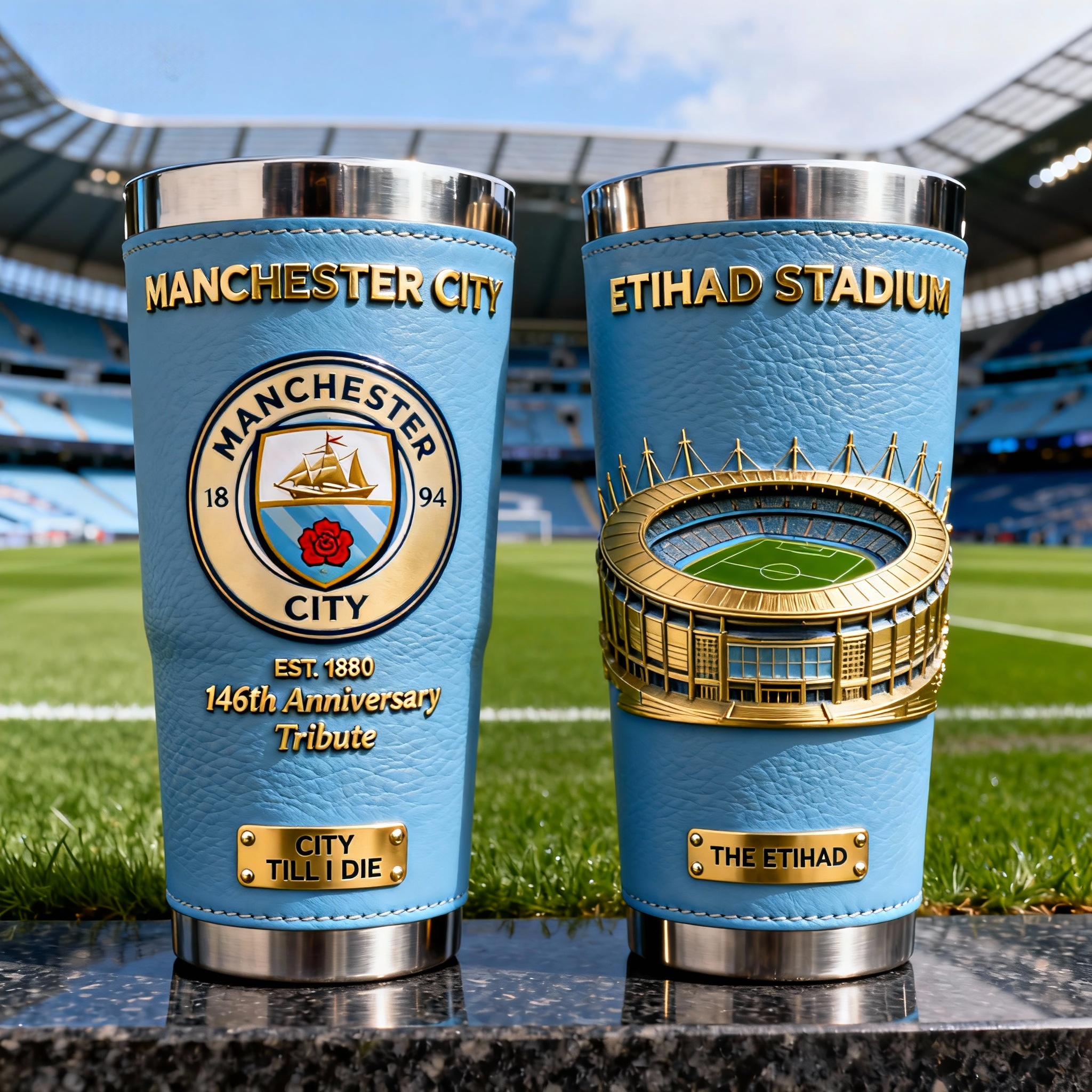 🏆 2026 Football | Football Club Anniversary Premium Tribute Tumbler ⚽