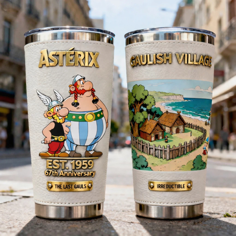 ✨Superhero Themed Anniversary Thermos Tumbler 🎯