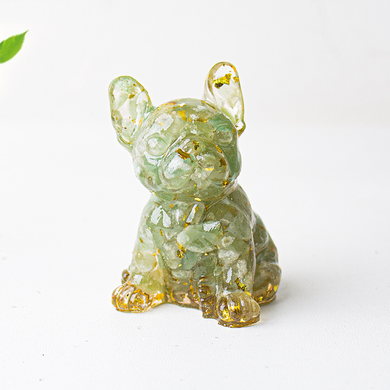 🐕Crystal Gravel Epoxy French Bulldog Ornament