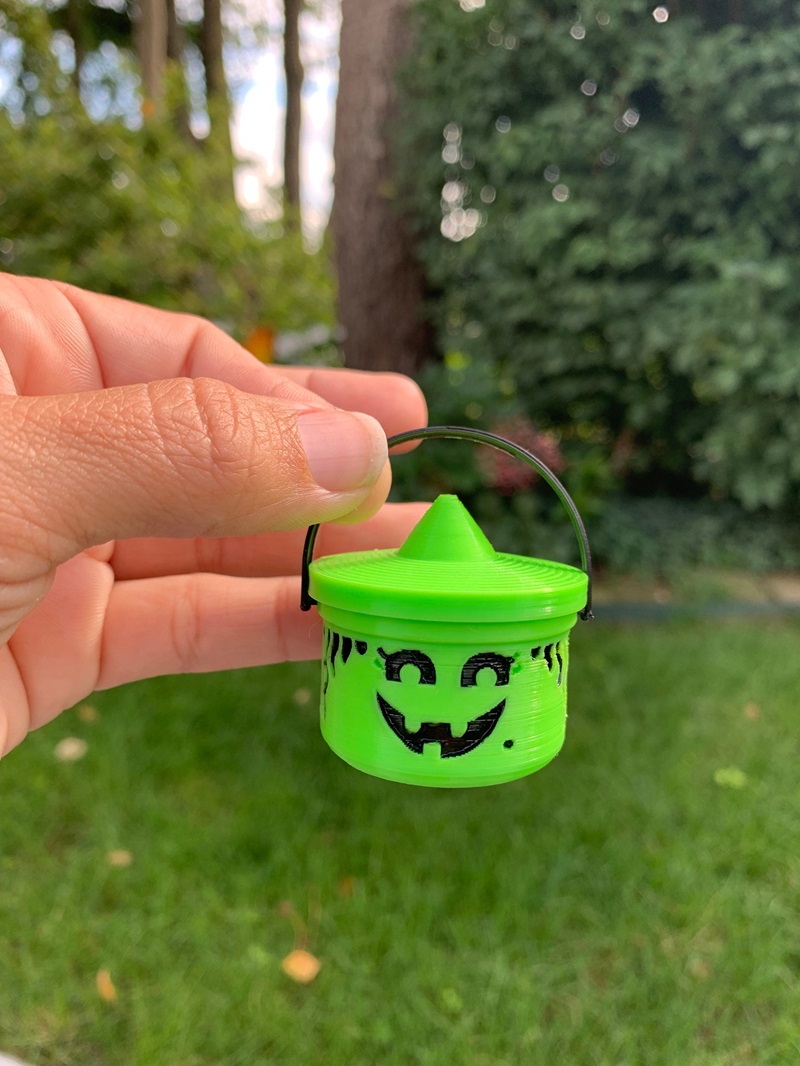 👻3D Printed Nostalgic Halloween Decoration Buckets
