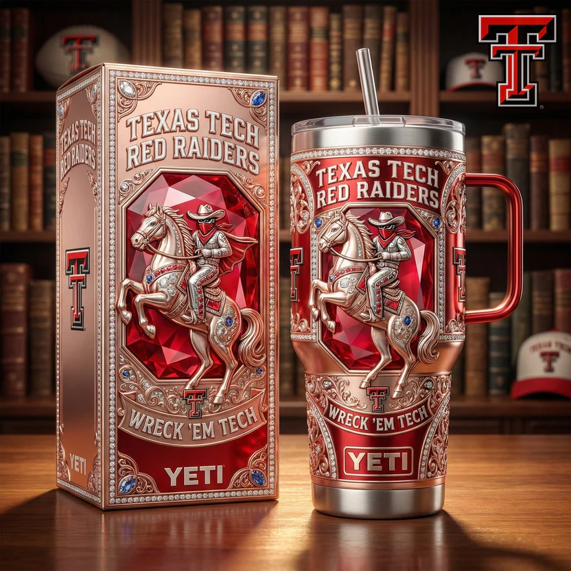 College Football Team 40oz Tumbler With Handle