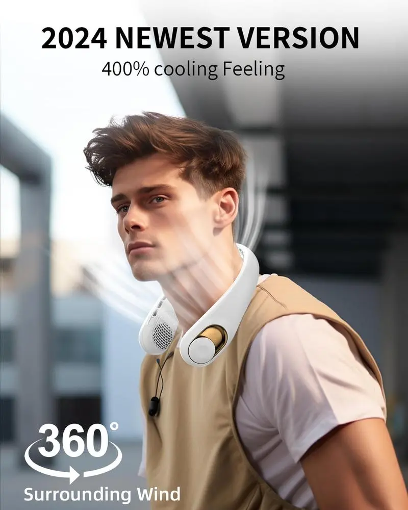 Portable Personal Neck Fan - BUY 2 FREE SHIPPING