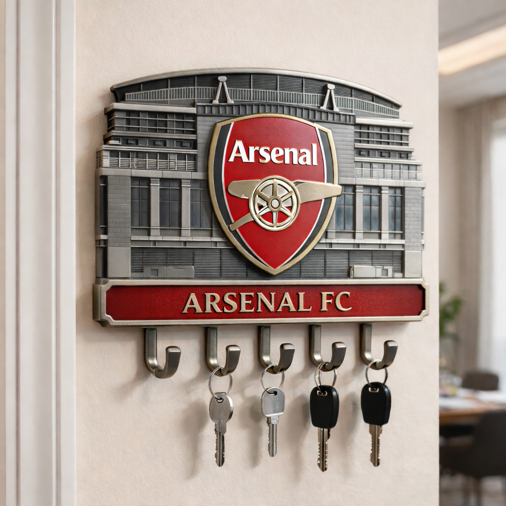⚽ Football Club Wall-Mounted Key Holder