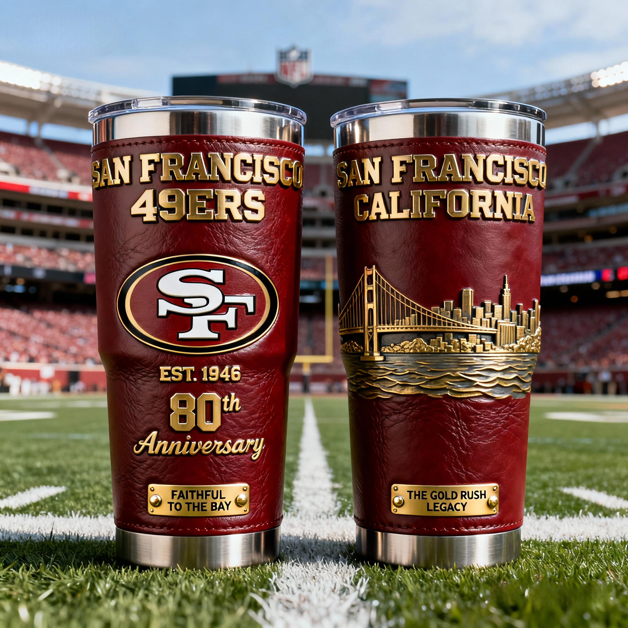 🏆 2026 Football Team Anniversary Premium Tribute Tumbler 🏈