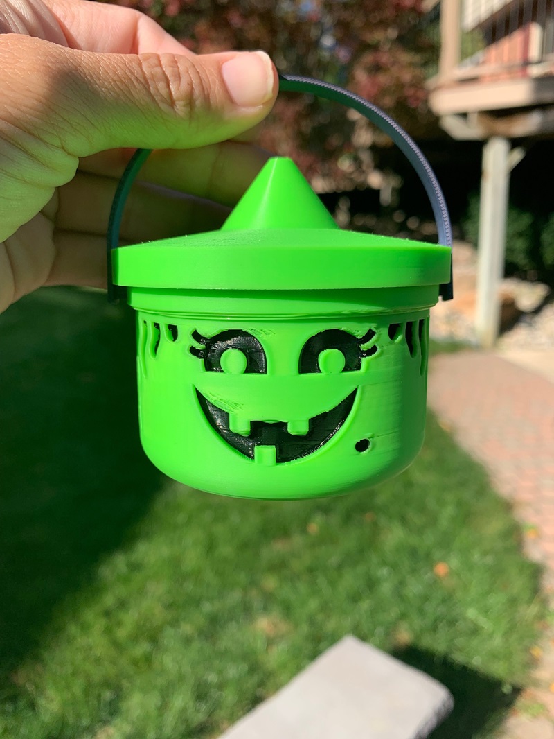 👻3D Printed Nostalgic Halloween Decoration Buckets