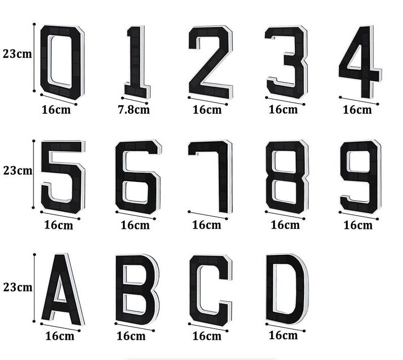 2026 Newest Modelš„Solar LED House Number Sign