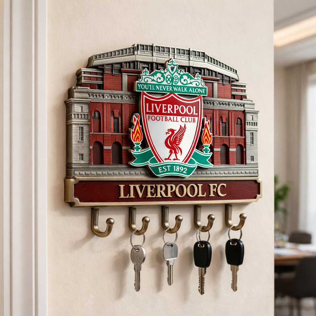 ⚽ Football Club Wall-Mounted Key Holder
