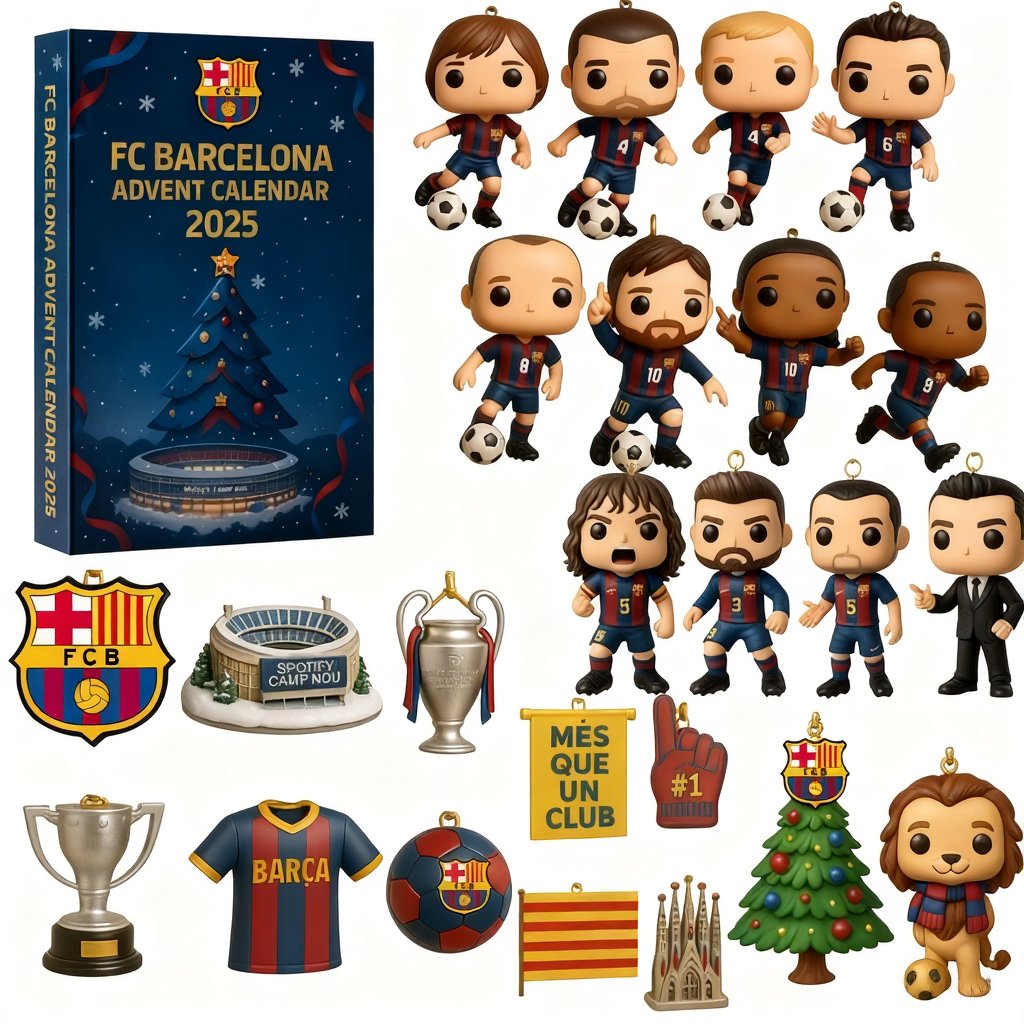 ⚽2025 FC Barcelona Advent Calendar
