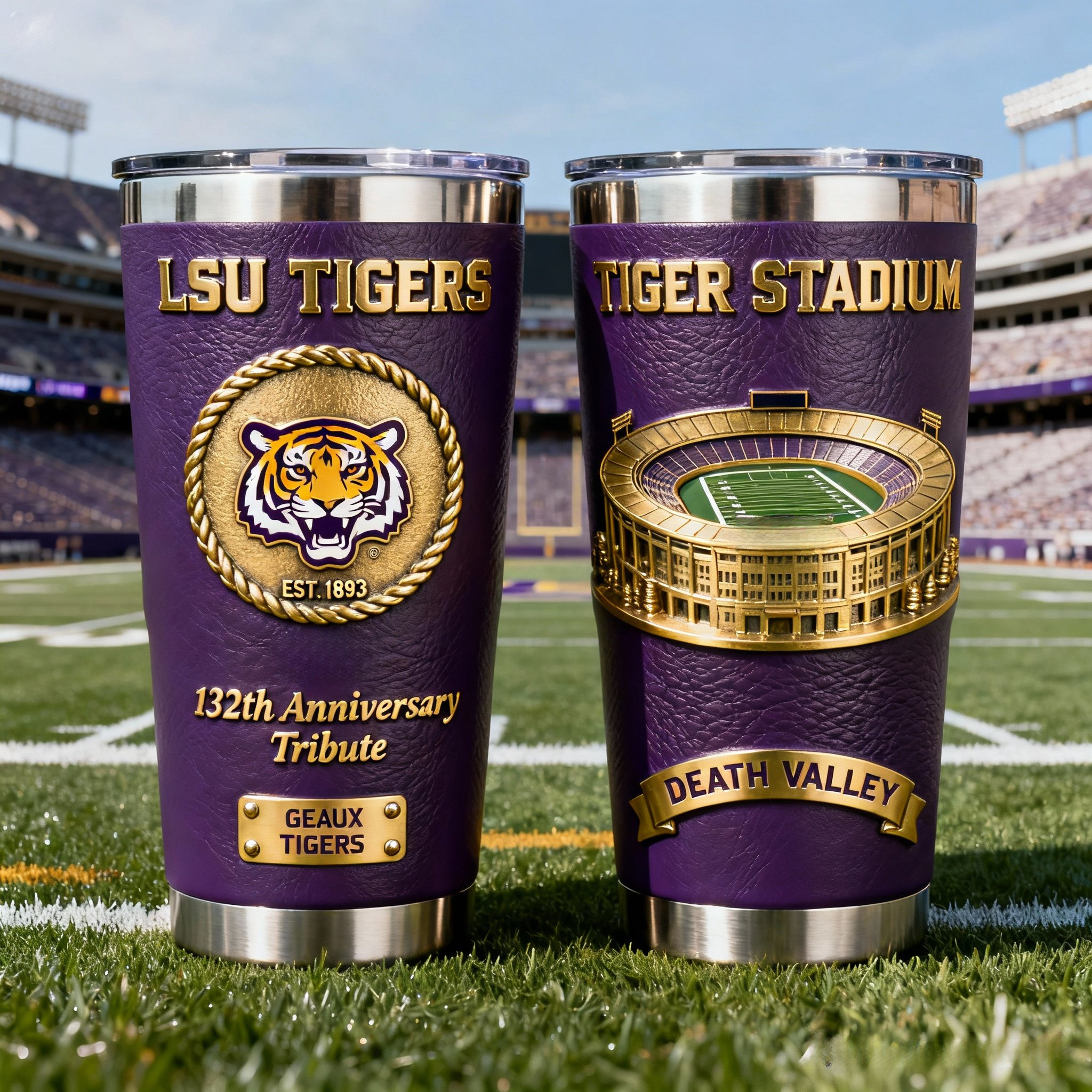 🏆 College Football Team Anniversary Premium Tribute Tumbler 🏈