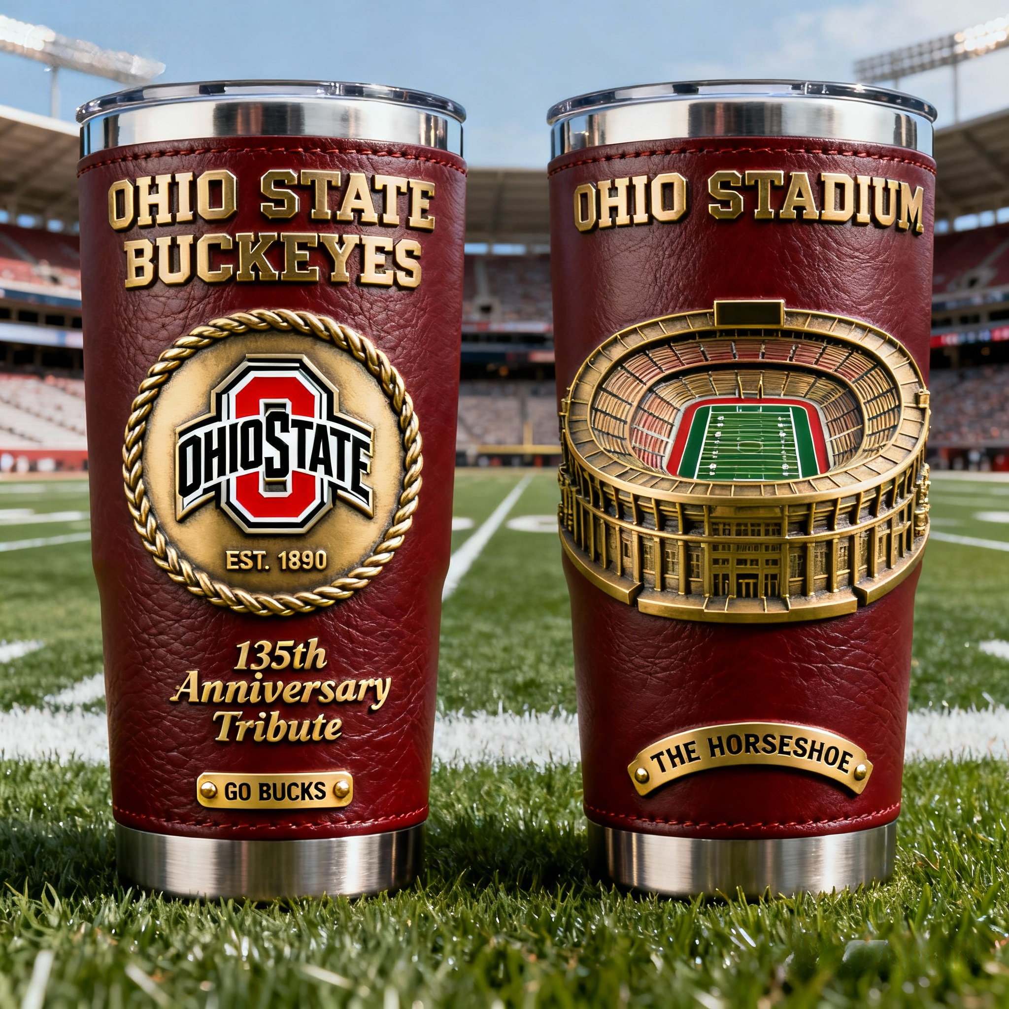 🏆 College Football Team Anniversary Premium Tribute Tumbler 🏈