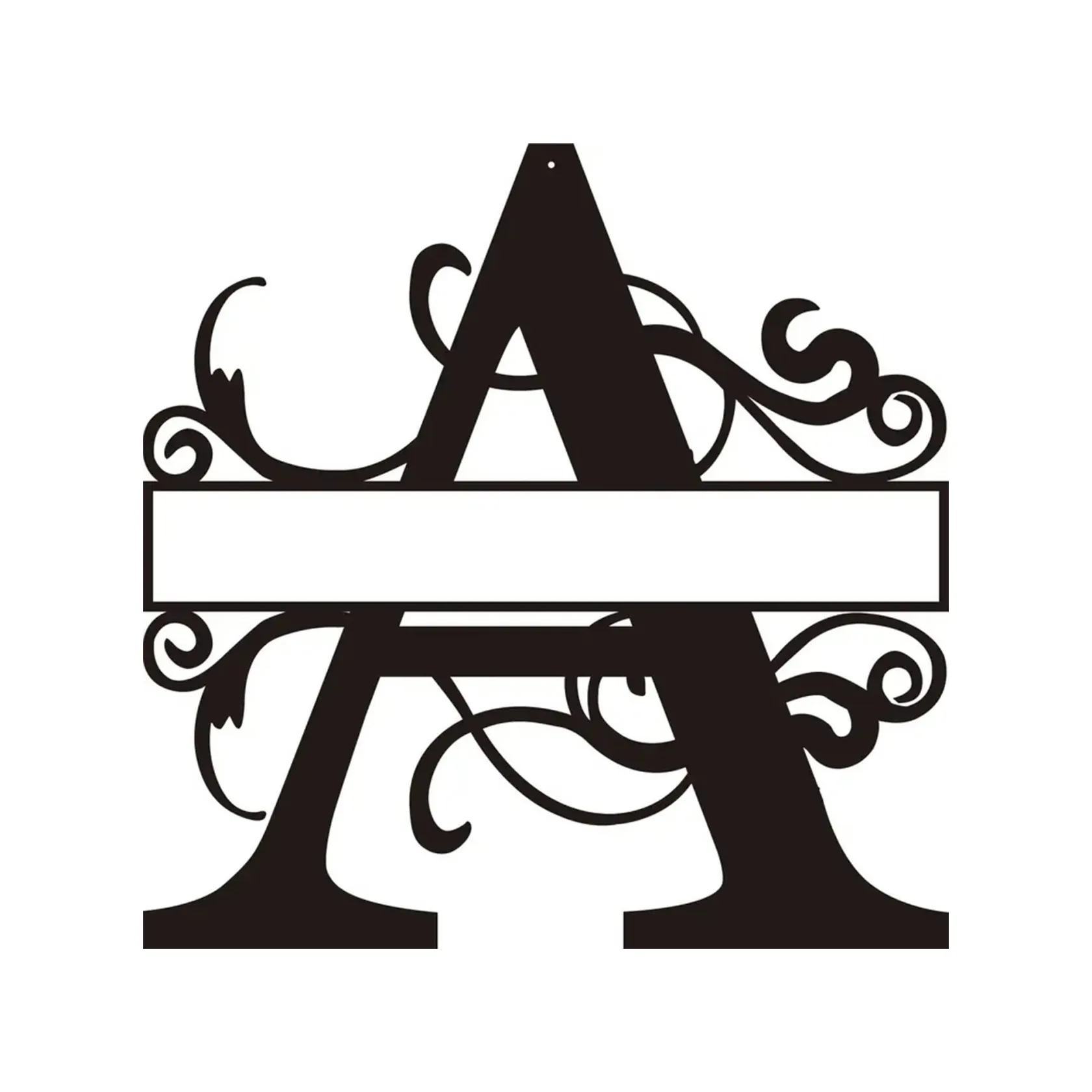 Personalized Metal Monogram Wall Art