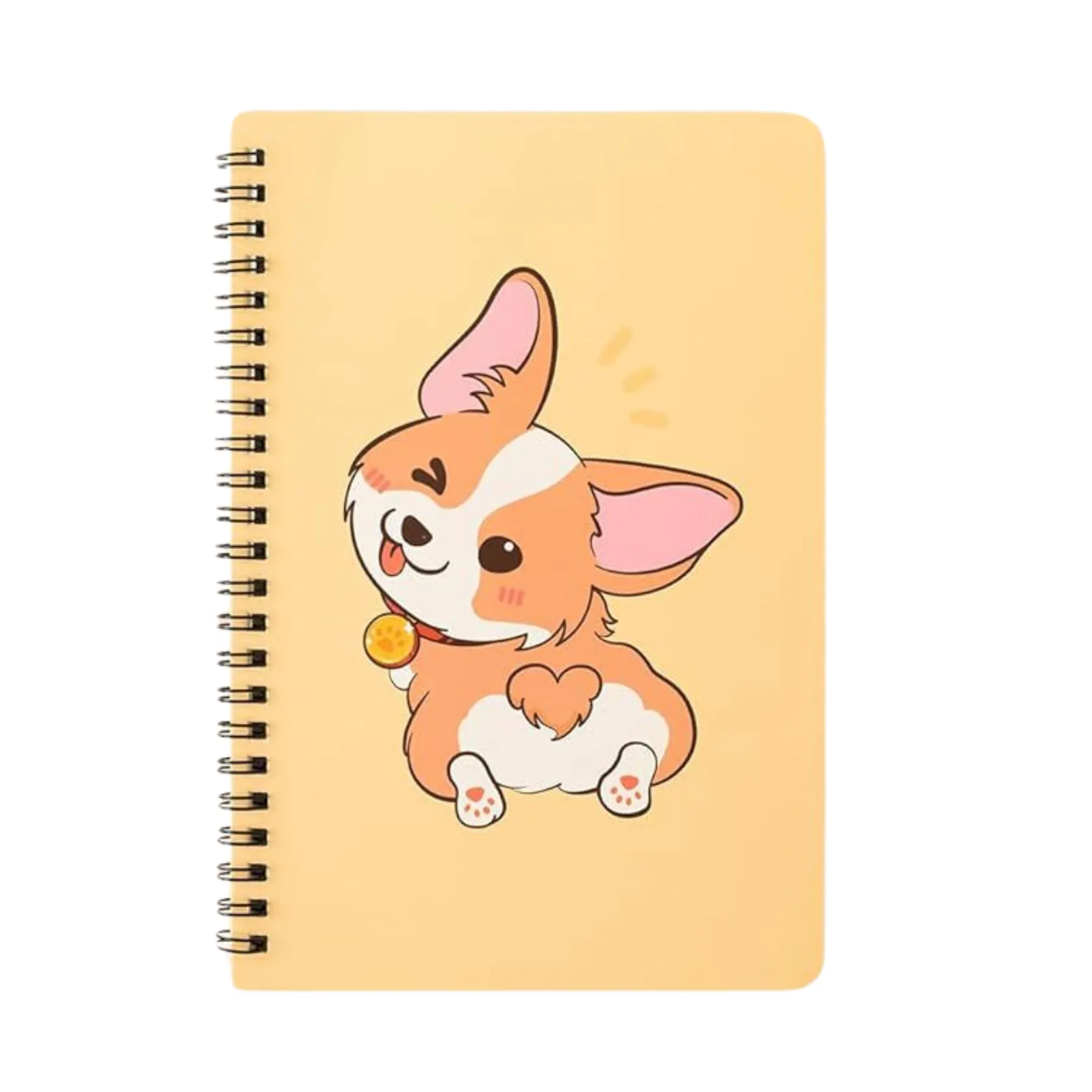 Custom Spiral Notebook with Cartoon Design