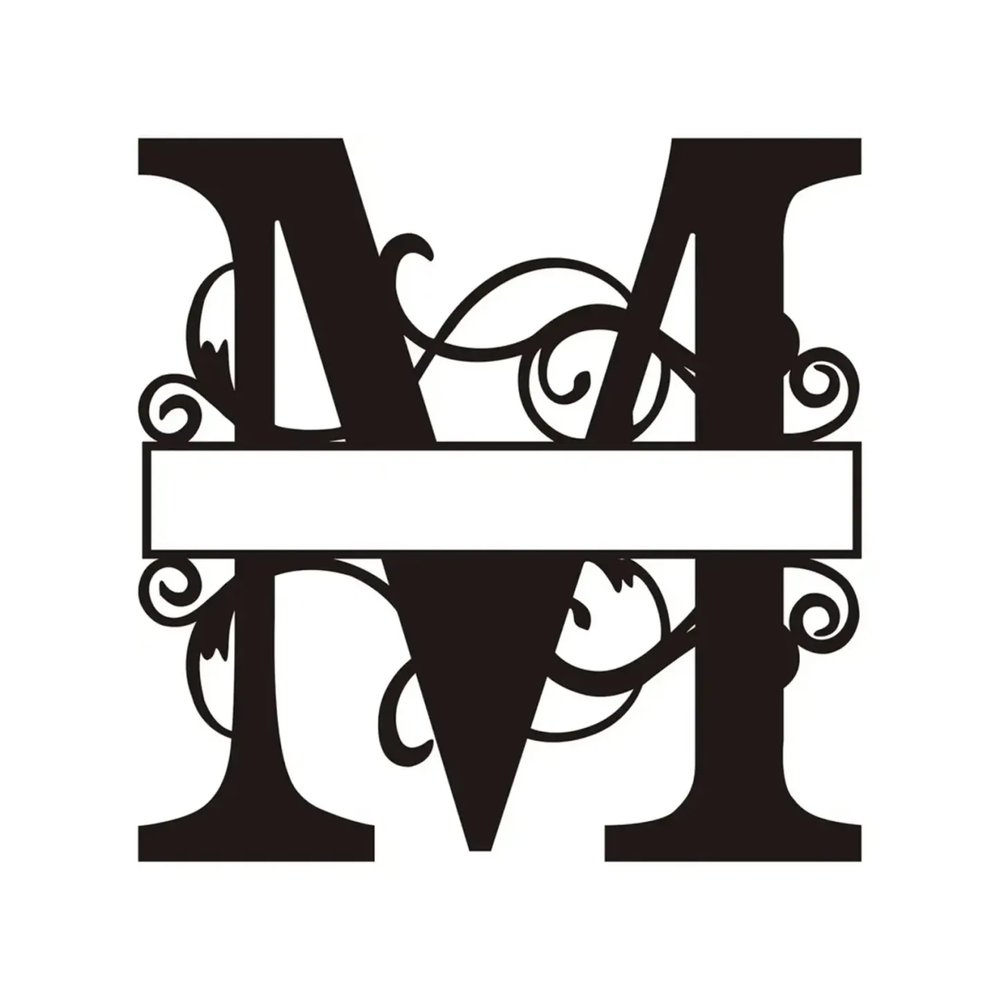 Personalized Metal Monogram Wall Art