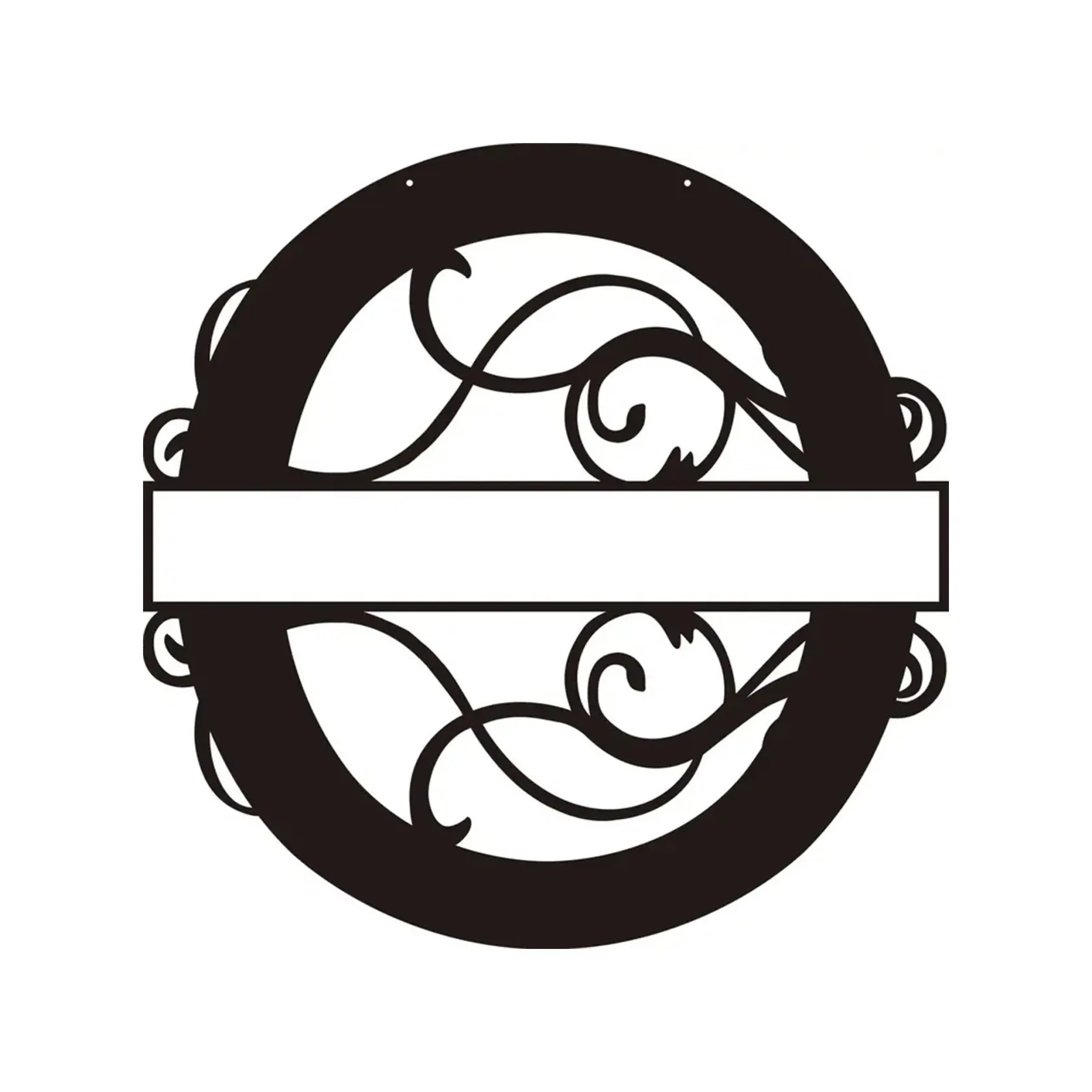 Personalized Metal Monogram Wall Art