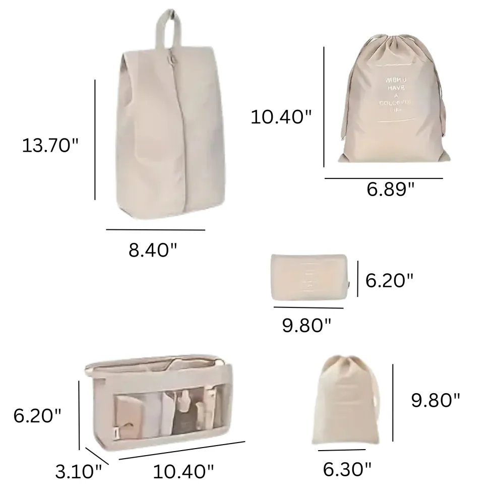 Custom Luggage Packing Cube Kit