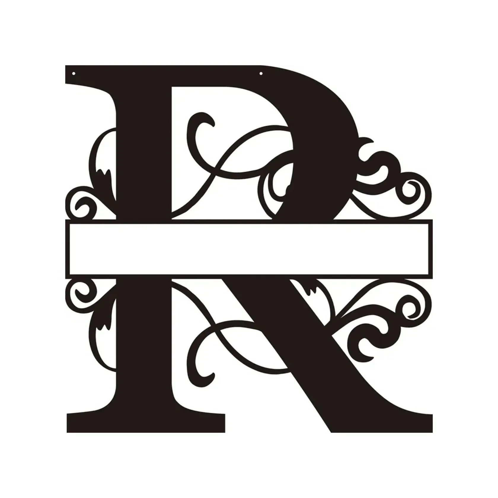 Personalized Metal Monogram Wall Art