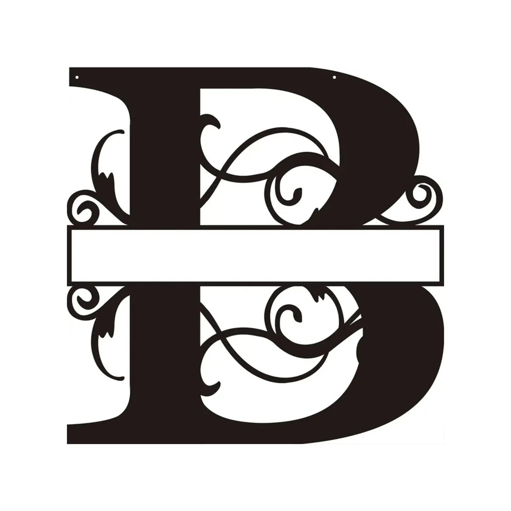 Personalized Metal Monogram Wall Art