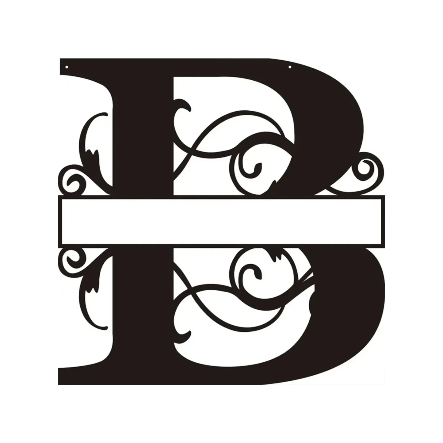 Personalized Metal Monogram Wall Art