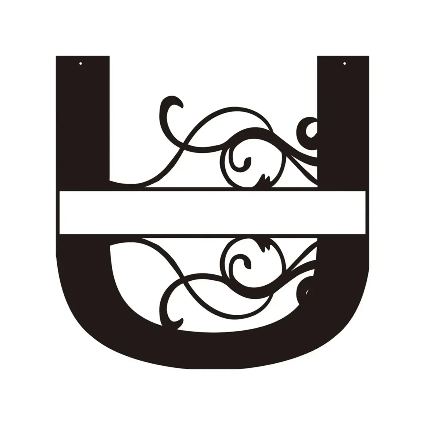 Personalized Metal Monogram Wall Art