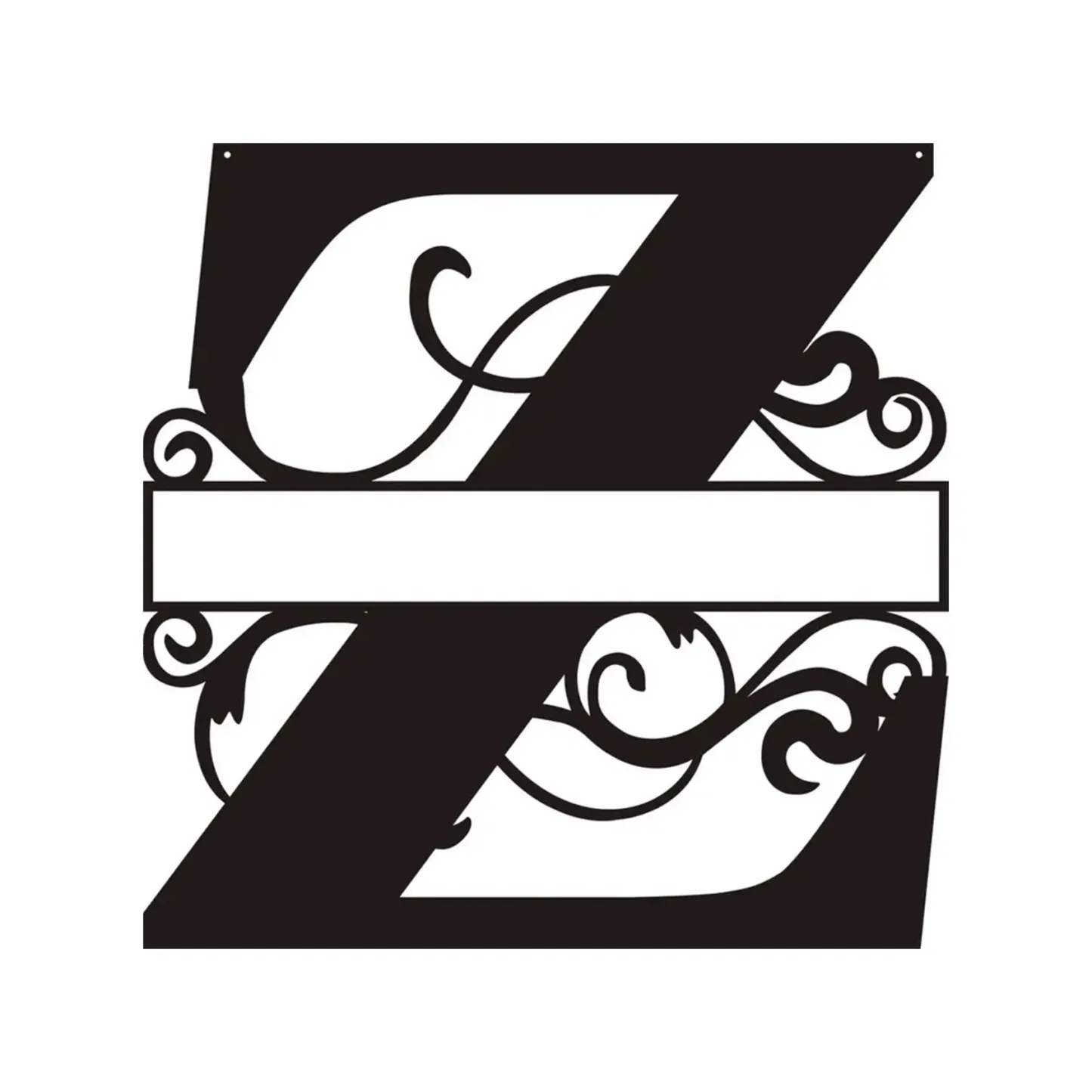 Personalized Metal Monogram Wall Art