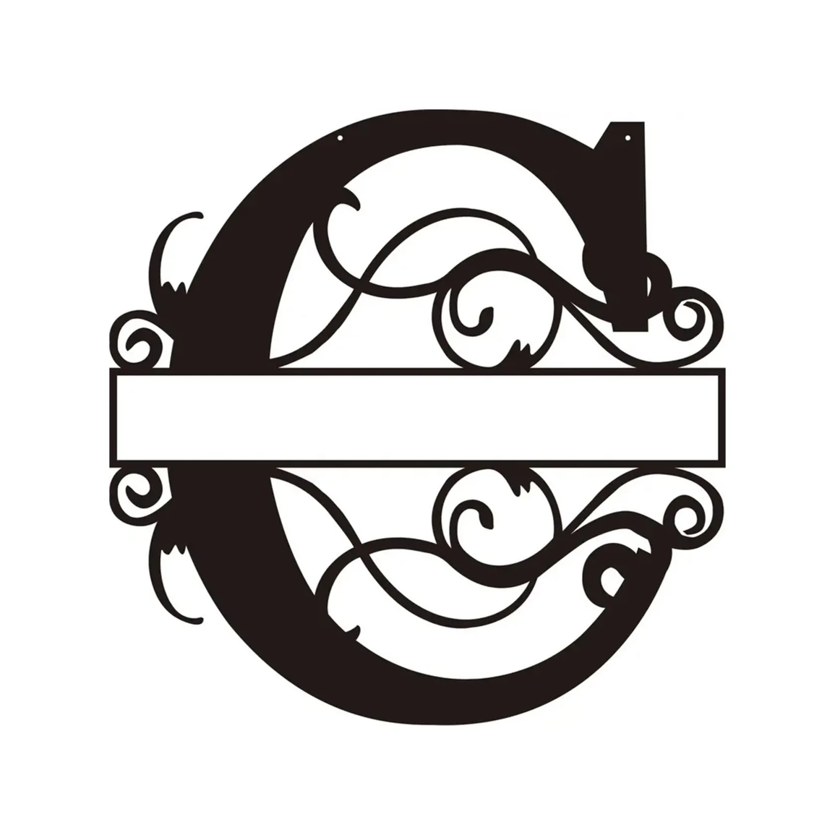 Personalized Metal Monogram Wall Art