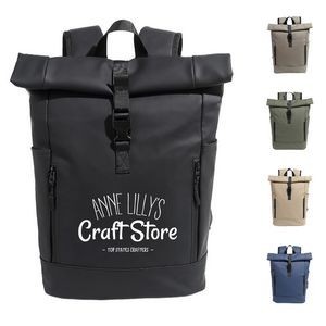 Waterproof Roll Top Laptop Backpack