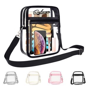 Clear PVC Stadium Crossbody Bag
