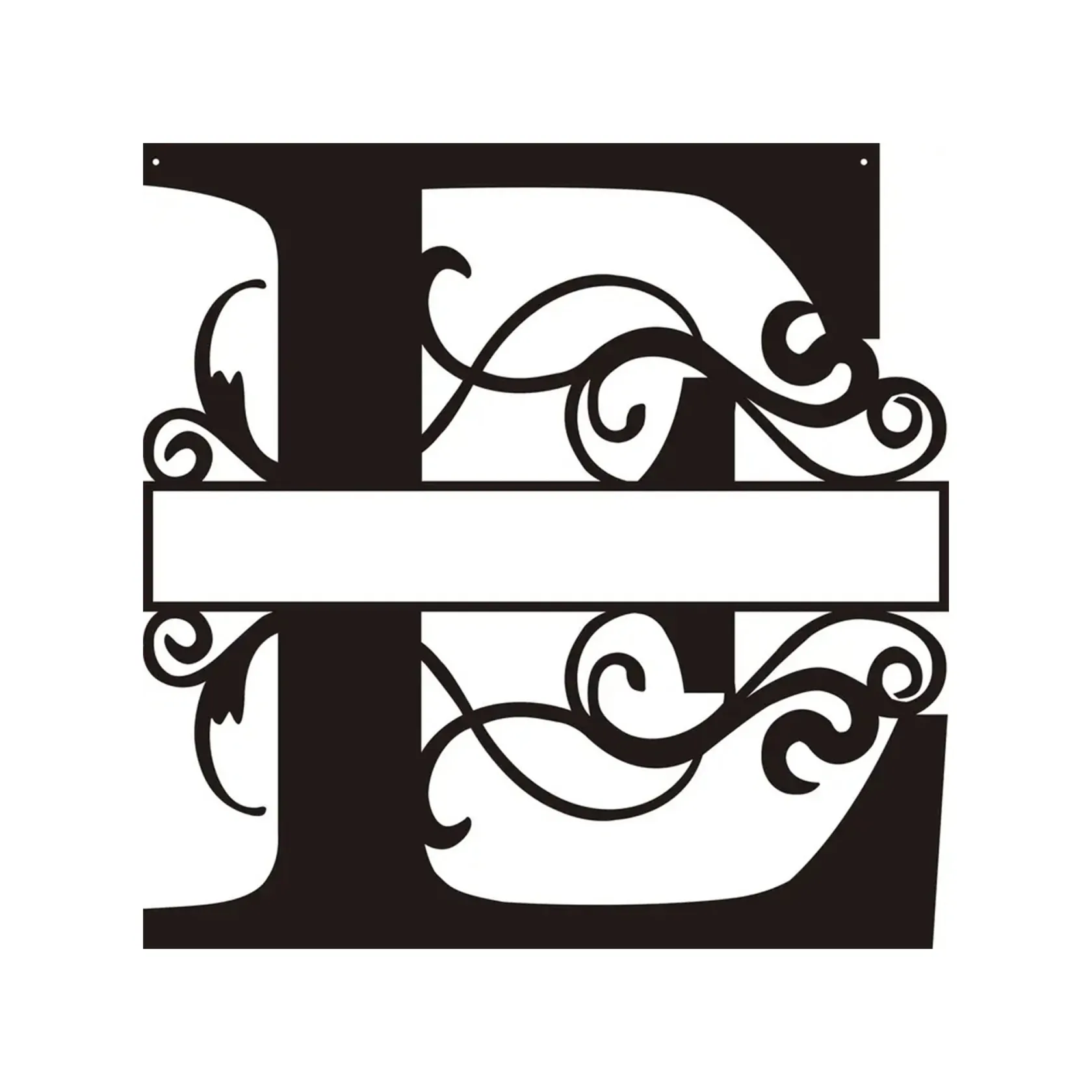 Personalized Metal Monogram Wall Art