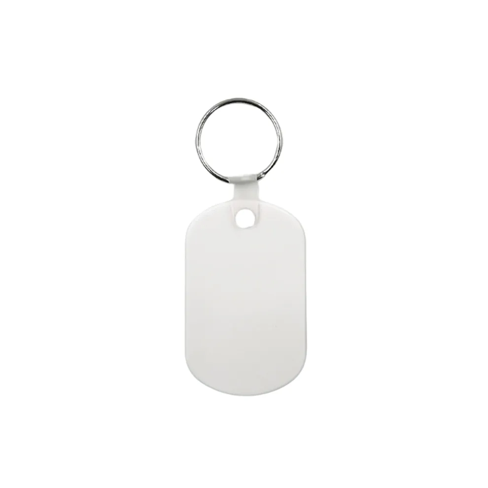 Durable Waterproof PVC Keychain Tag
