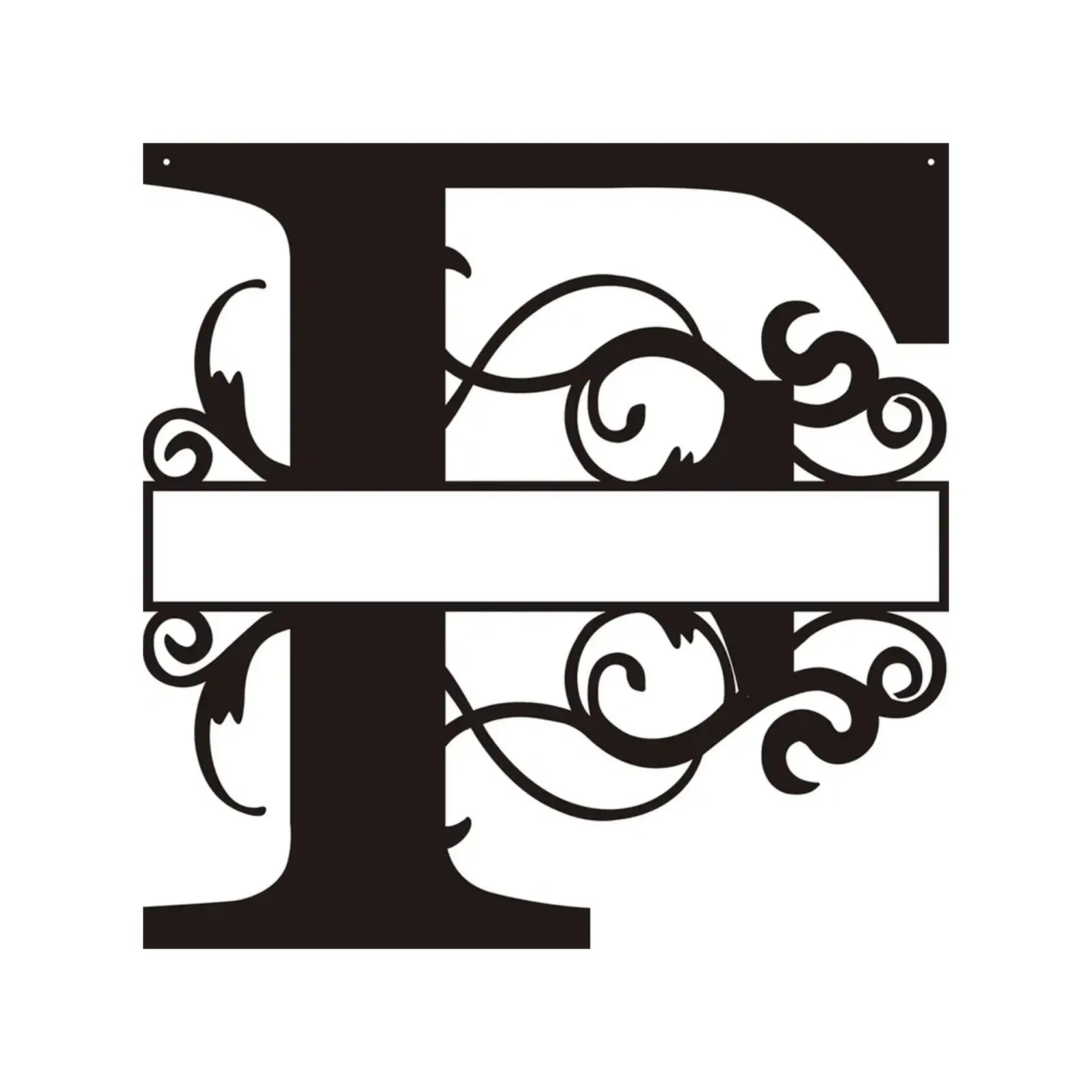 Personalized Metal Monogram Wall Art