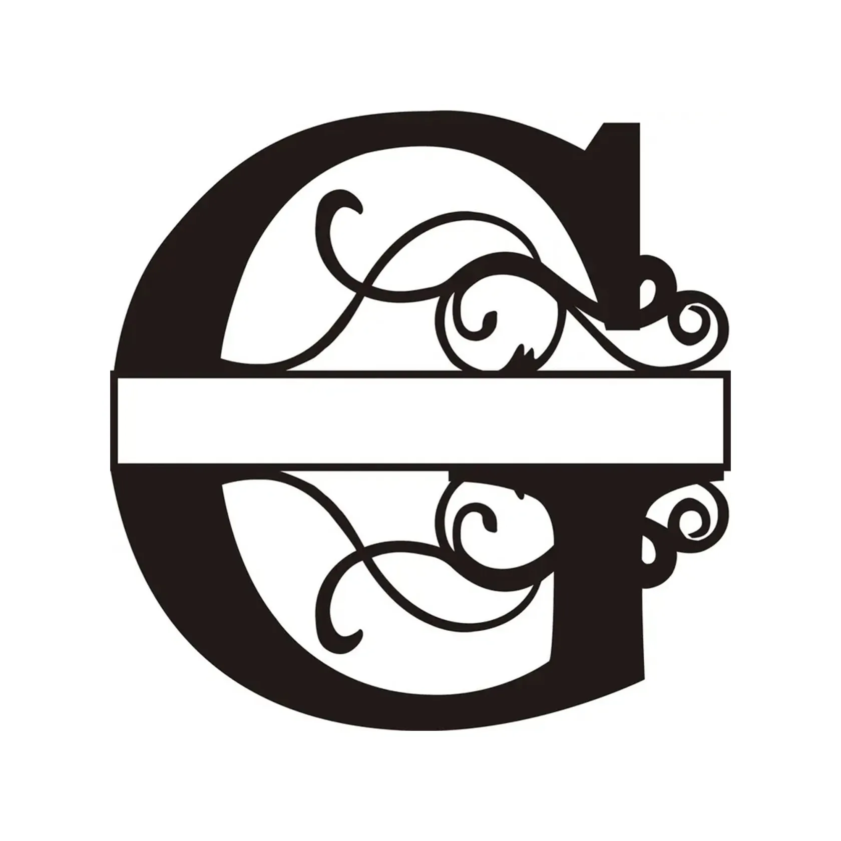 Personalized Metal Monogram Wall Art