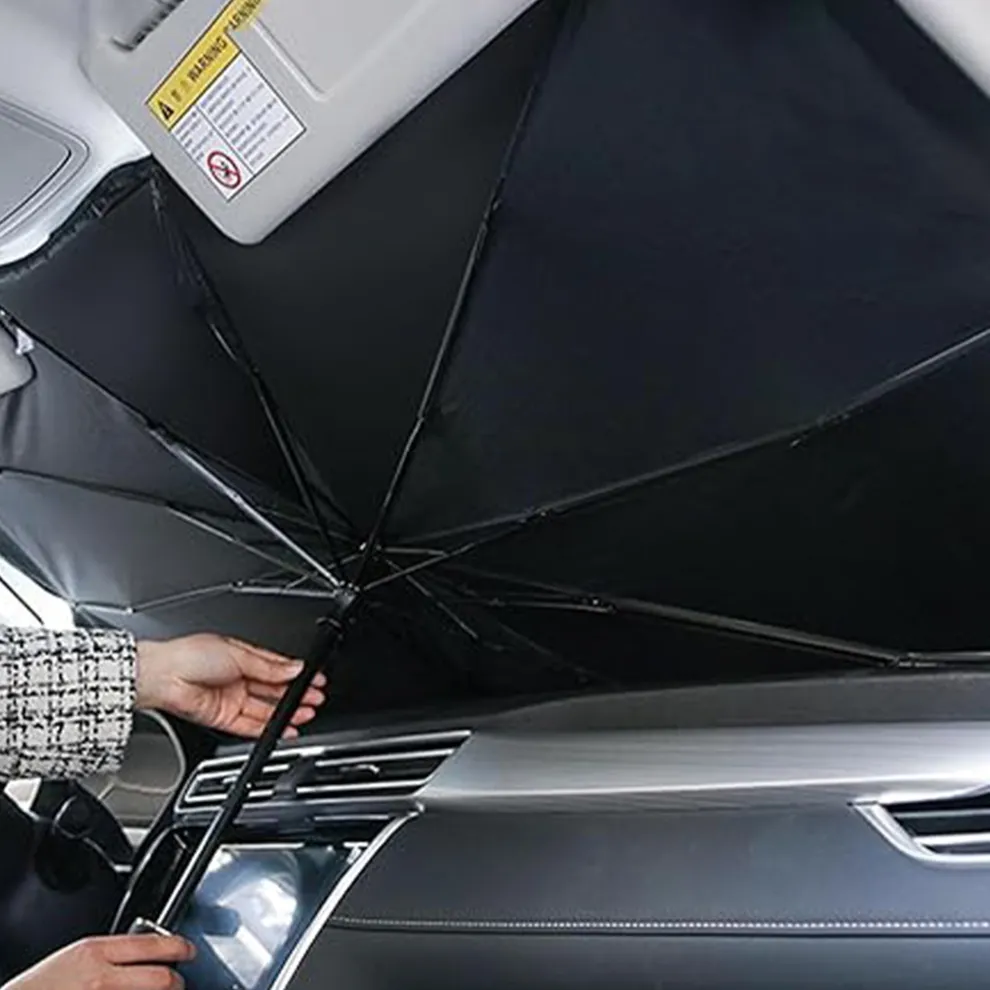 Custom Foldable Car Sunshade Umbrella