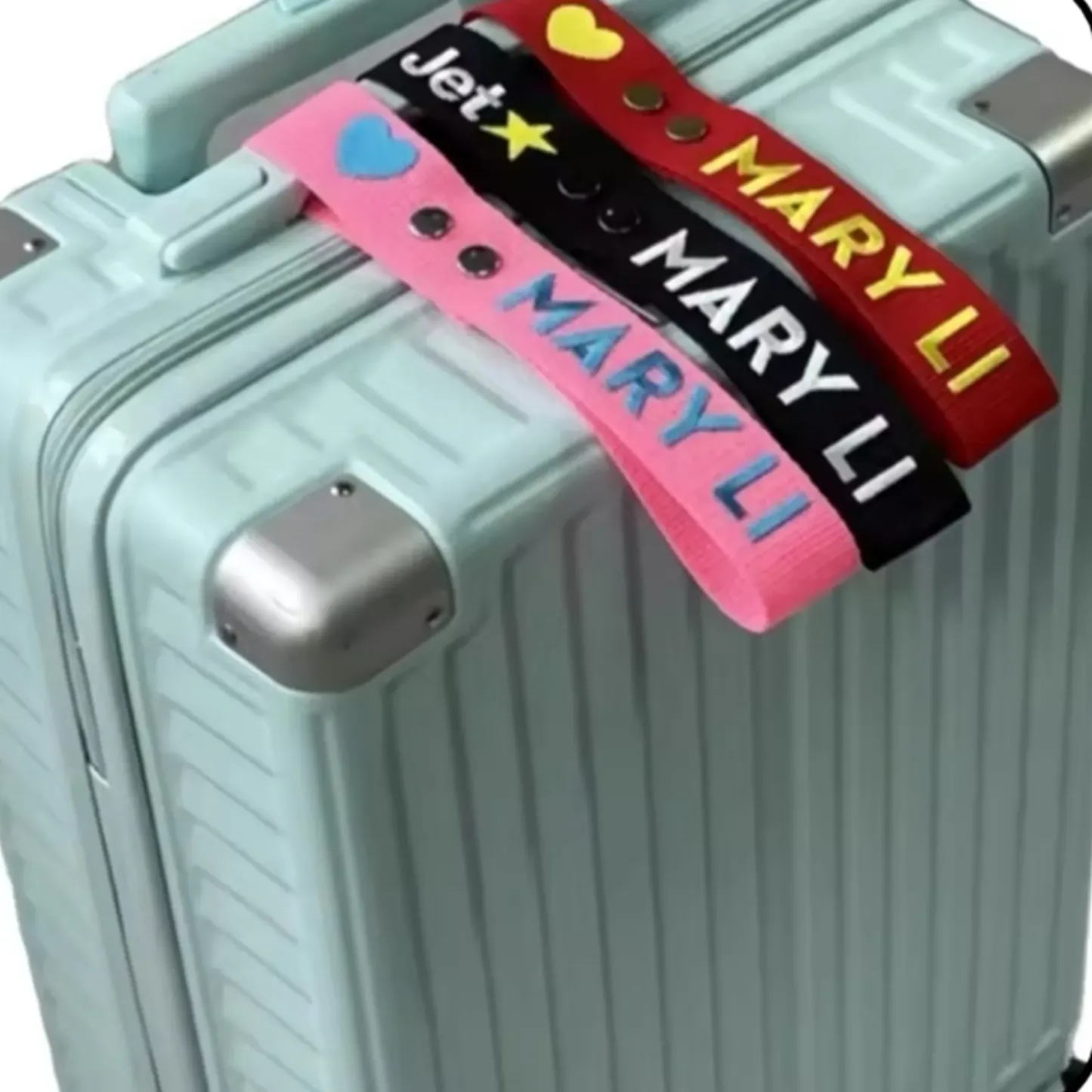 Personalized Heart Travel Tag