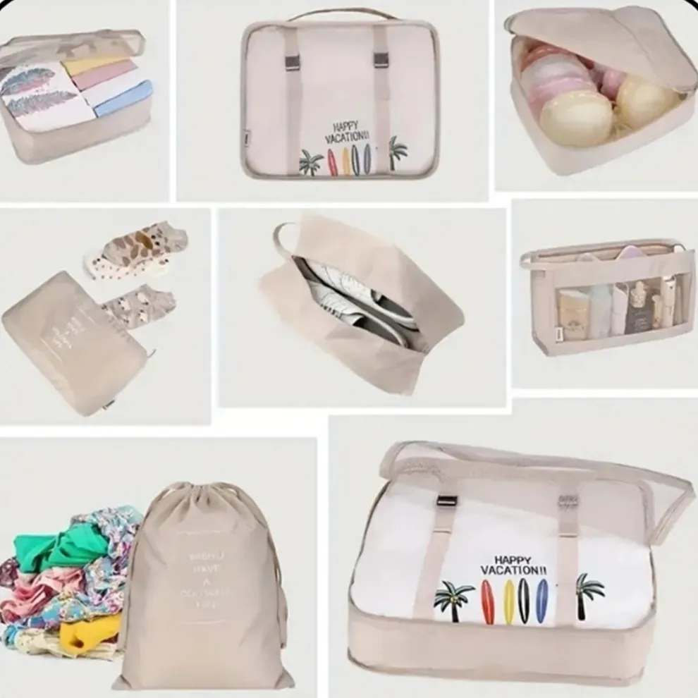 Custom Luggage Packing Cube Kit