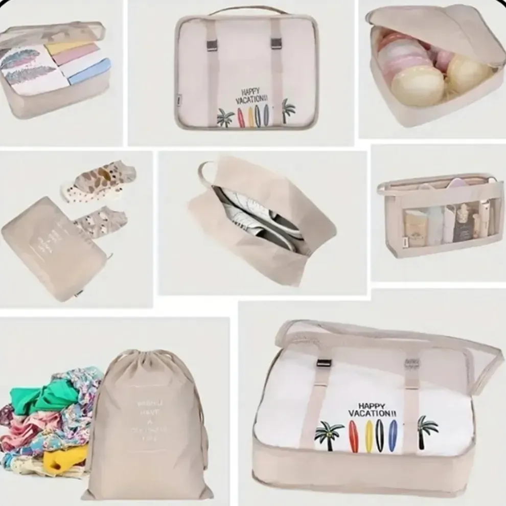 Custom Luggage Packing Cube Kit