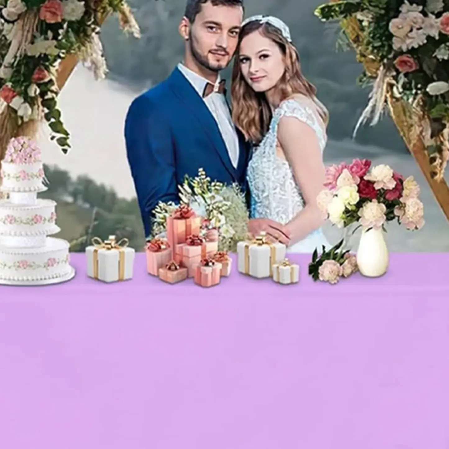 Branded Event Display Table Cover