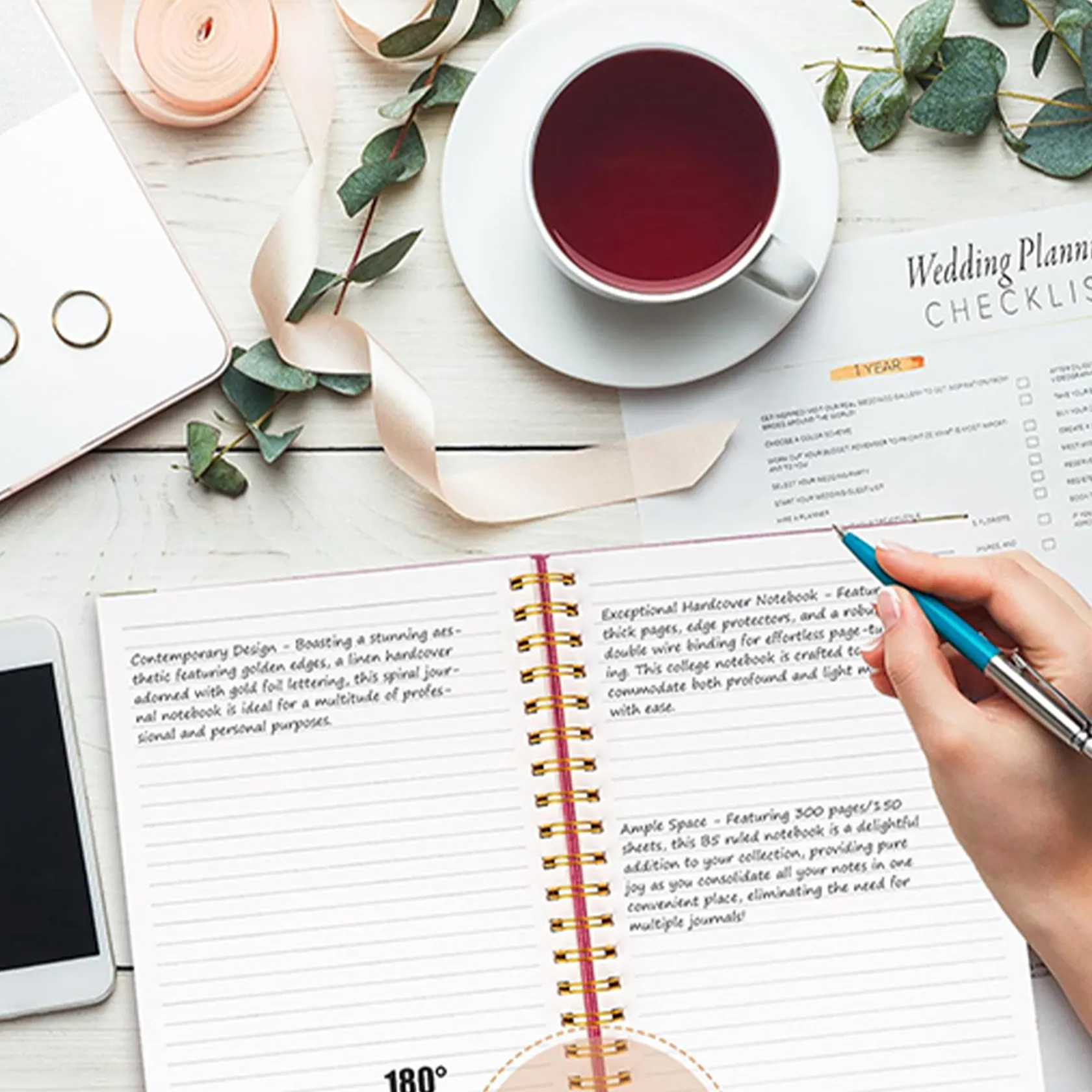 Custom Four Seasons-Themed Notebook