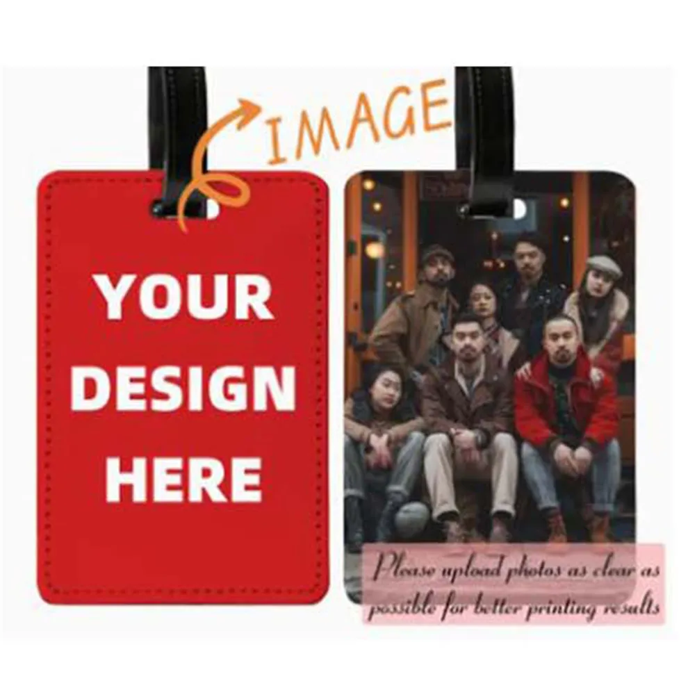 Custom Family Photo Bag Tag
