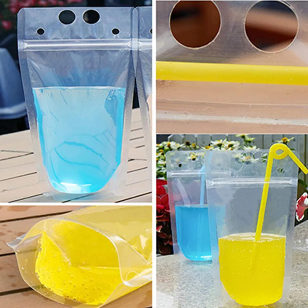 Clear Sealable Drink Carry Pouch