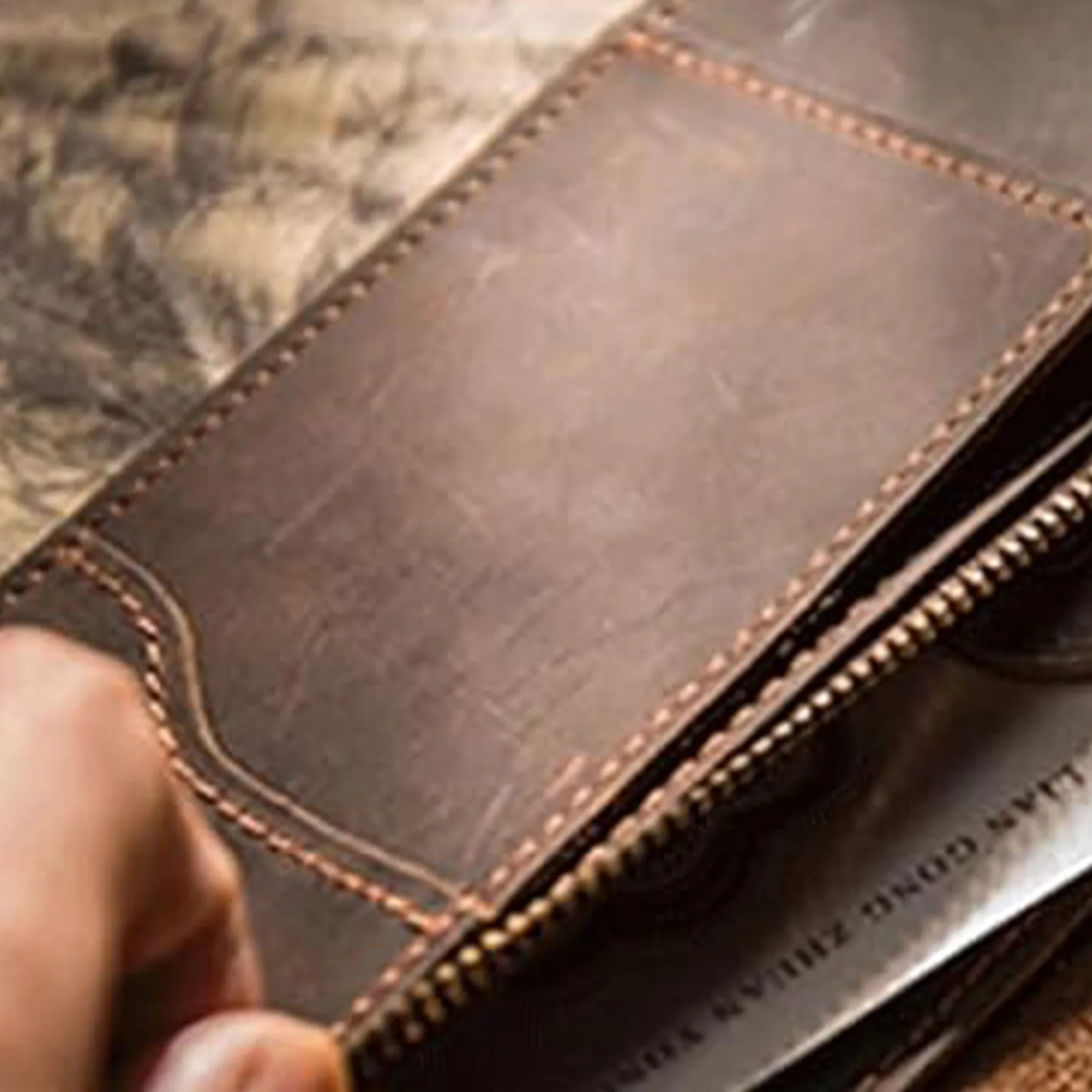 Premium Custom Horse Leather Executive Notebook