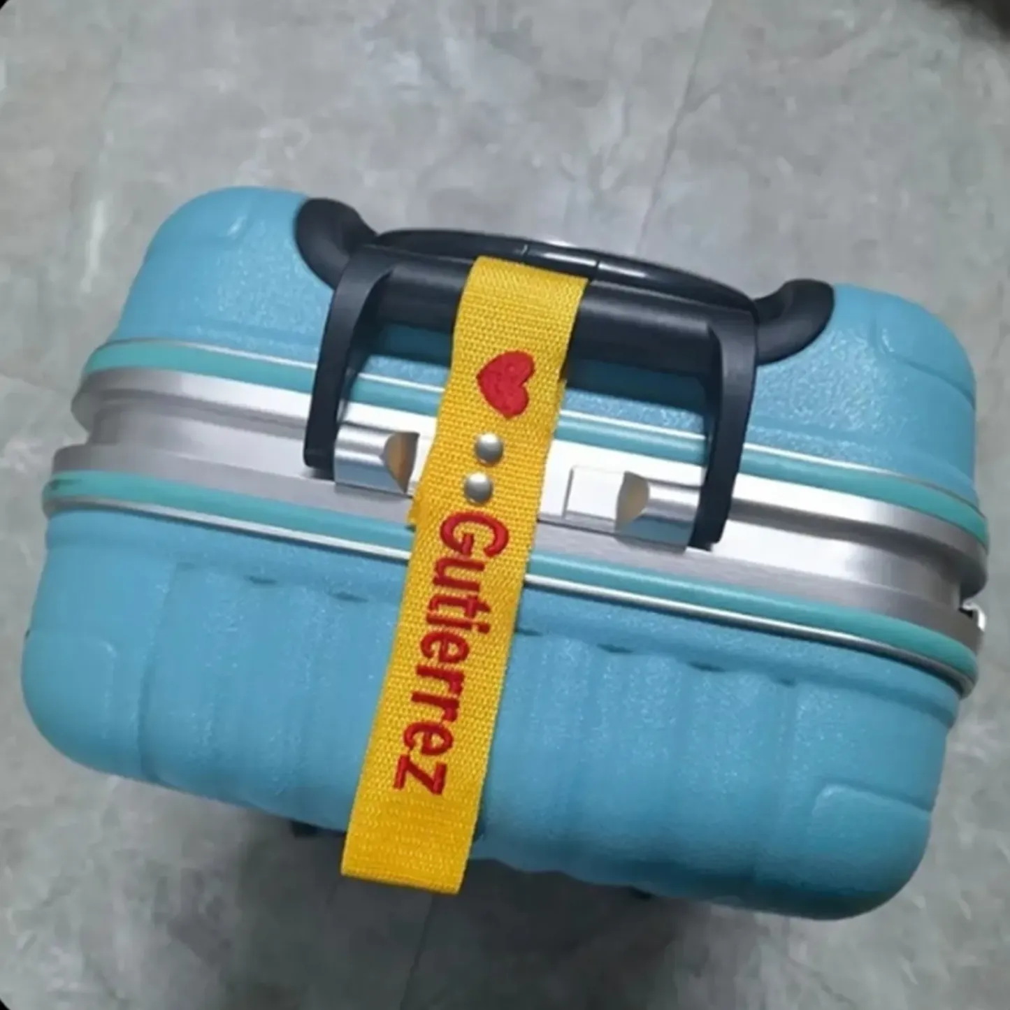 Personalized Heart Travel Tag