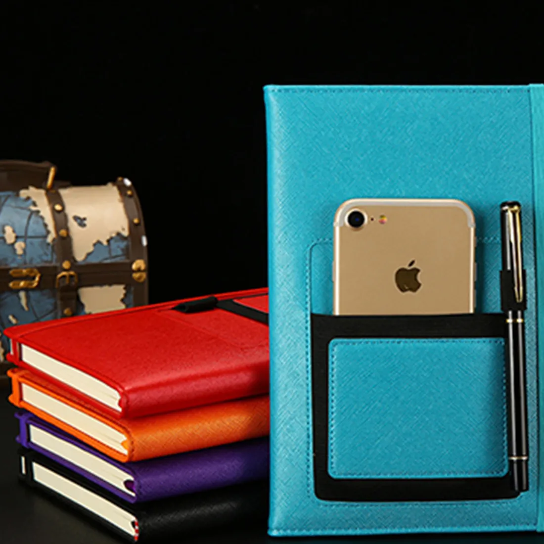 Custom Logo Leatherette Journal Notebook