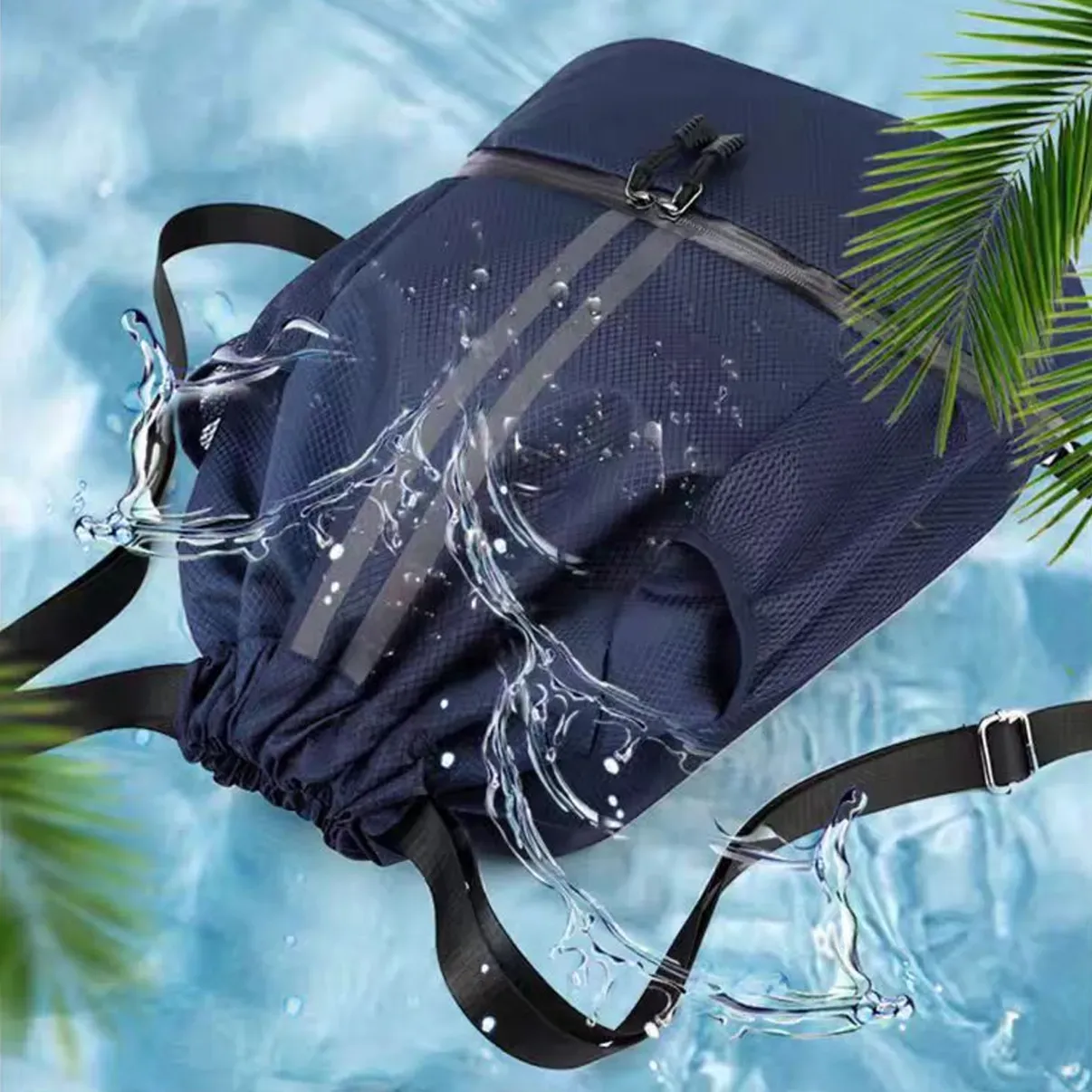 Custom Dry-Wet Sport Drawstring Bag