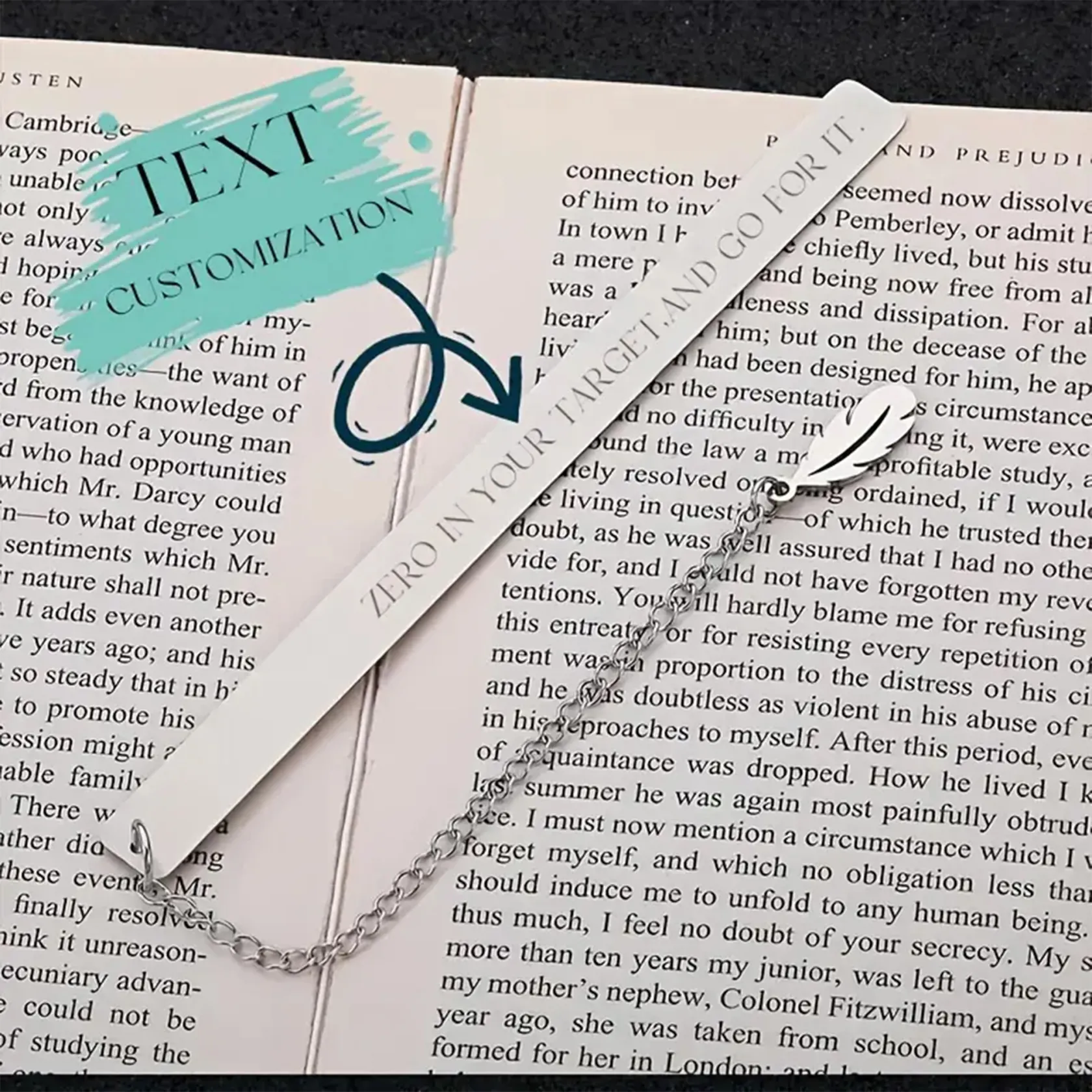 Elegant Steel Reading Clip