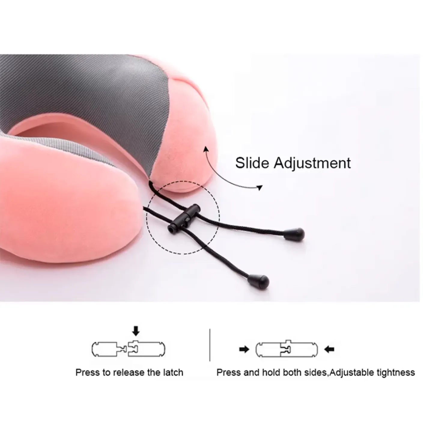 U-Shape Memory Foam Travel Pillow