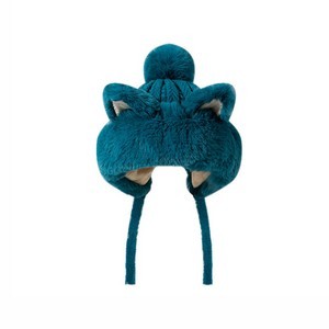 Winter Fox and Cat Ear Furry Knit Hat