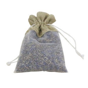 Linen Organza Patchwork Drawstring Gift Bag