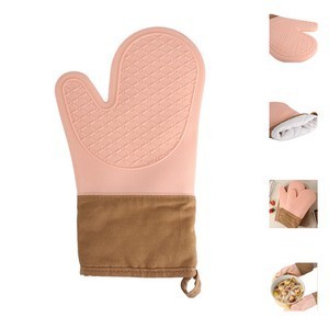 Textured Grip Silicone Mitt